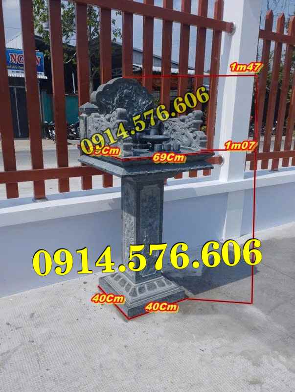 21~ Kích Thước Bàn Thờ Thiên Đá Phong Thuỷ Đẹp