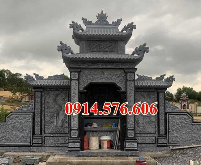 Mẫu 06 kim tĩnh mộ bán trà vinh xây bằng đá