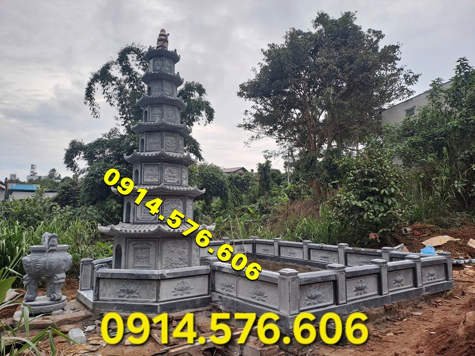 Kích Thước Mộ Tháp Đá Đẹp Bán Sóc Trăng