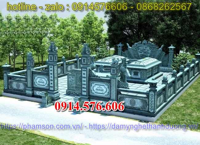 Hòa bình 74 mộ quây đơn giản bằng đá - địa chỉ giá bán kích thước