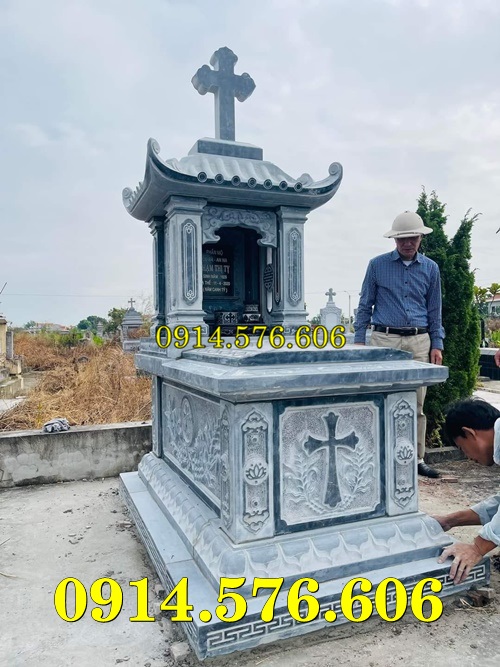 Ốp úp chụp mộ đá công giáo bán Bắc ninh