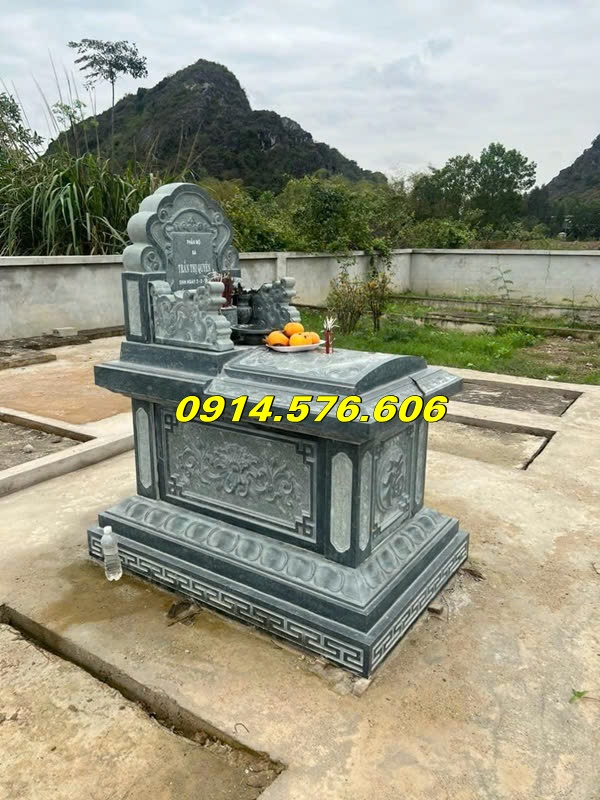 Ốp úp chụp mộ đá đơn