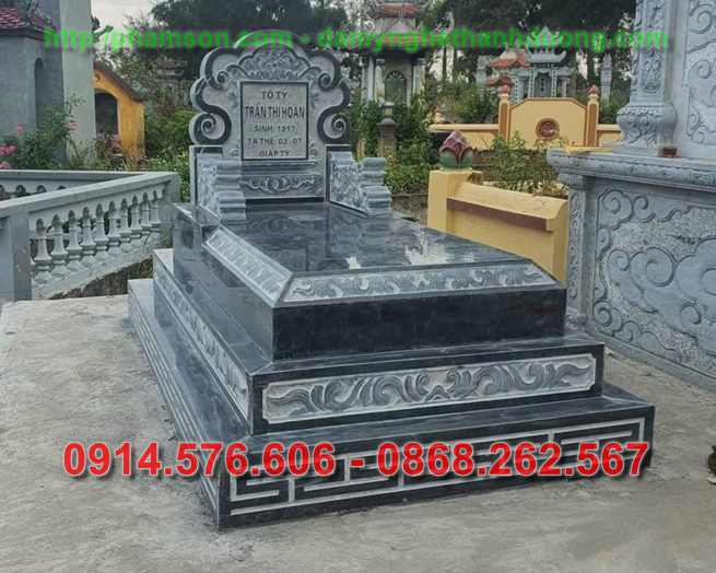 Xây 40 mộ bình thuận đá hoa cương granite - báo giá địa chỉ