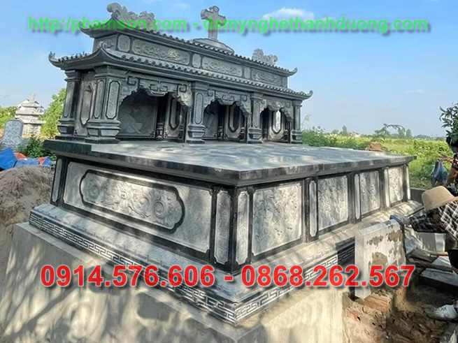 Xây 40 mộ bình thuận đá hoa cương granite