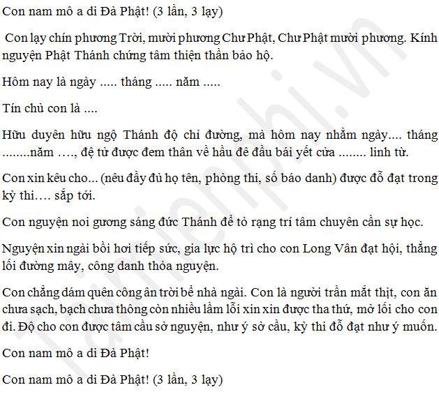 Văn khấn cầu thi cử đỗ đạt - văn miếu quốc tử giám 02