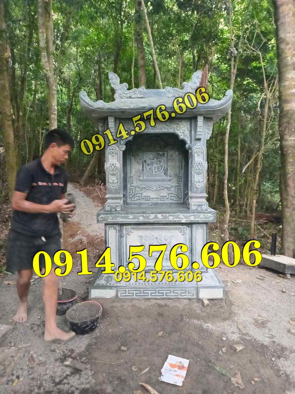 Chất liệu làm Miếu thờ bằng đá Bán Vĩnh Long