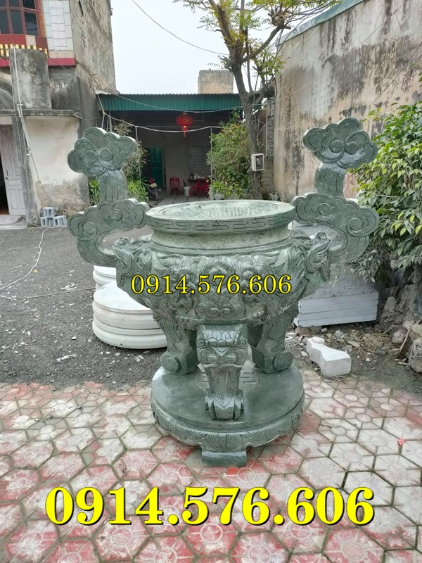 23~ Đỉnh Lư Hương Đá Nguyên Khối Bán Đà Nẵng.