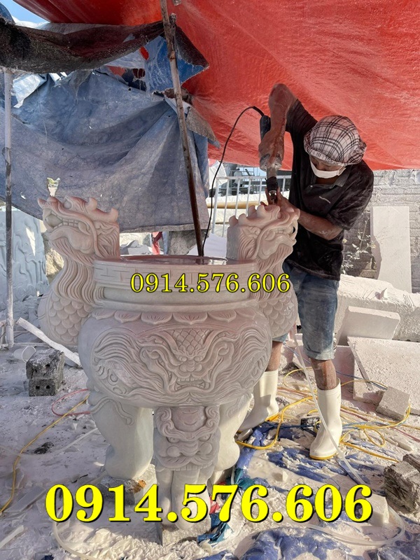23 ~ Lư Hương Đá Hiện Đại Bán Thái Nguyên.