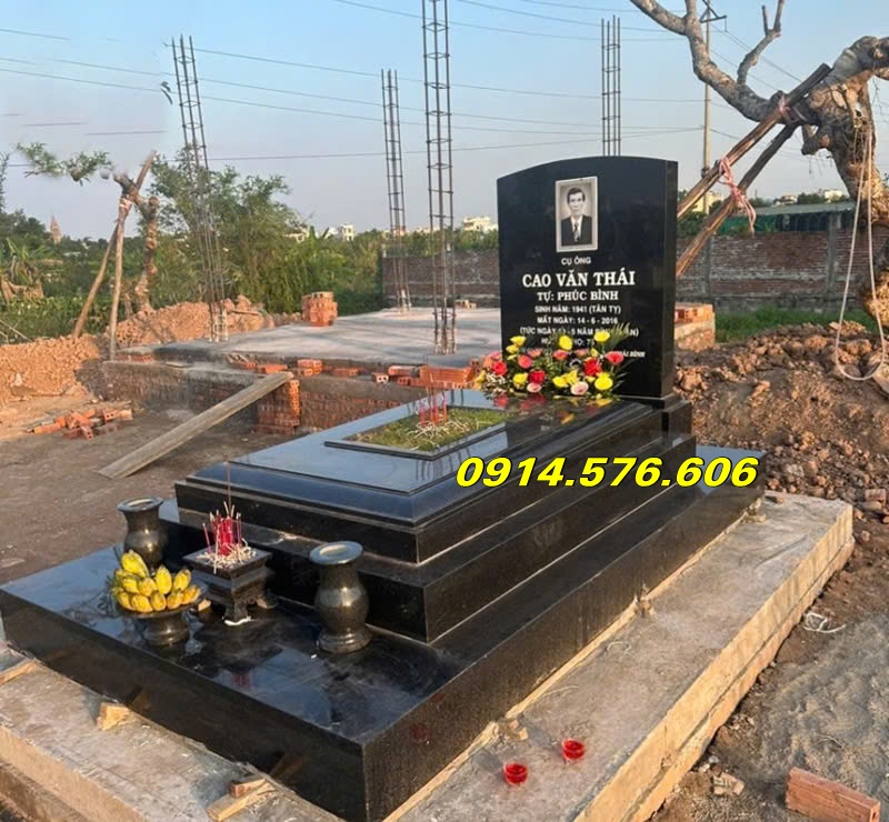 Mộ đá hoa cương gồm những phần gì? Bán Hà Nội