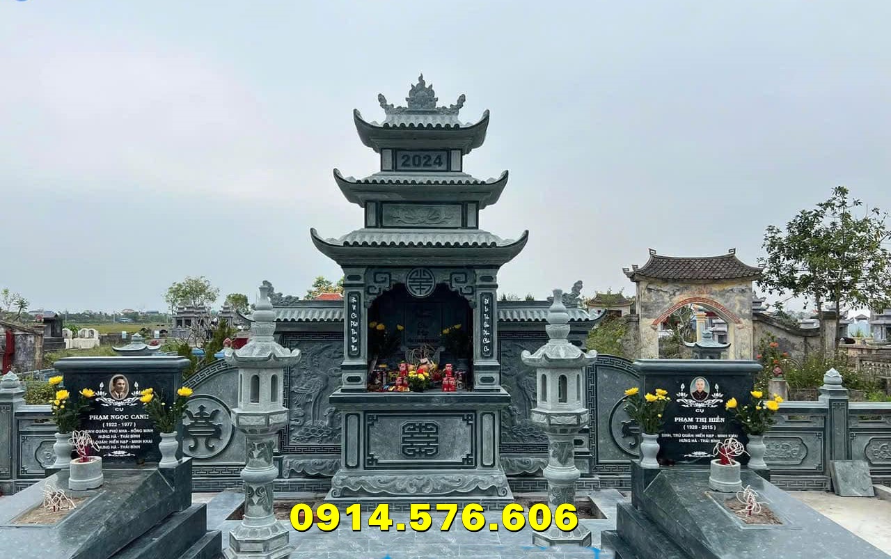 02~ Khu Lăng Mộ Đá Hiện Đại Bán Nam Định - Cơ Sở Giá Rẻ