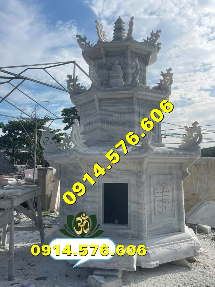 Cấu tạo của Mộ Tháp Đá Nguyên Khối Bán Lai Châu