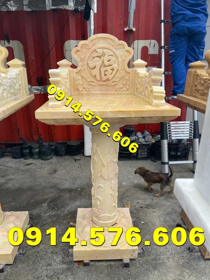 CHẤT LIỆU CHẾ TÁC TRANG THỜ ĐÁ NGUYÊN KHỐI