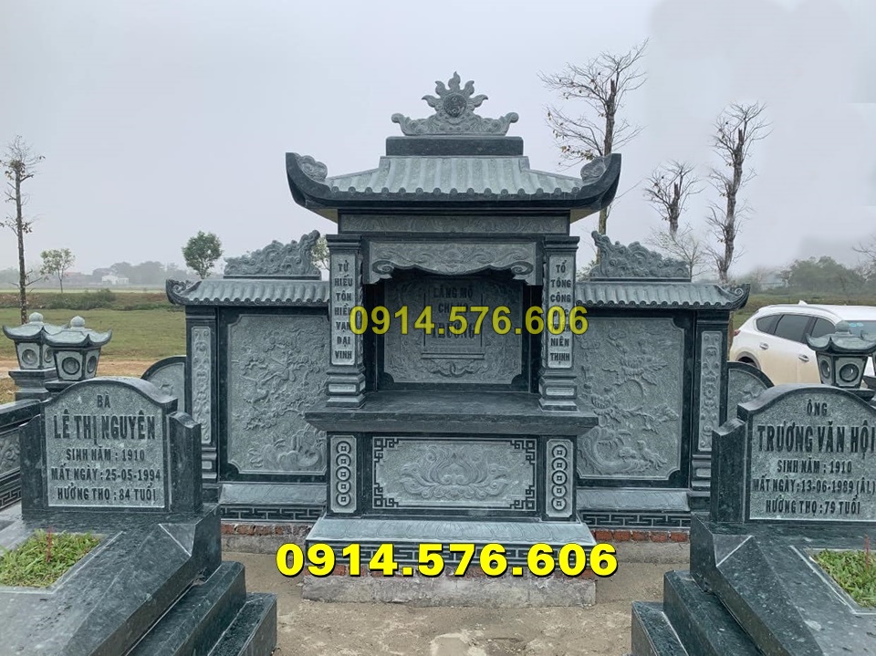 Lăng Thờ Gia Đình Bằng Đá Nguyên Khối Bán Hậu Giang