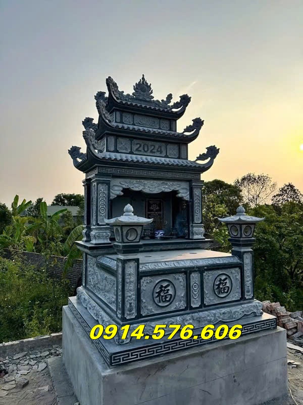 55~ Mẫu Mộ Đôi Bằng Đá Tự Nhiên Bán Kon Tum
