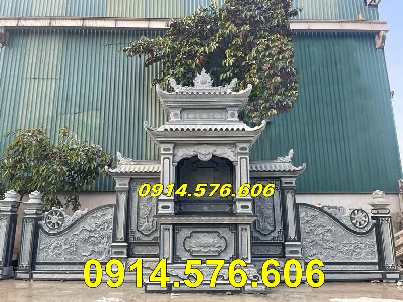 Lăng Thờ Gia Đình Bằng Đá Nguyên Khối Bán Hậu Giang