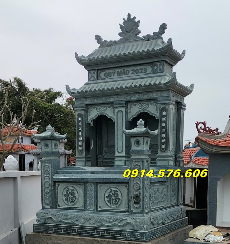 Mộ Đá Đôi Bằng Đá Tự Nhiên Bán Lào Cai