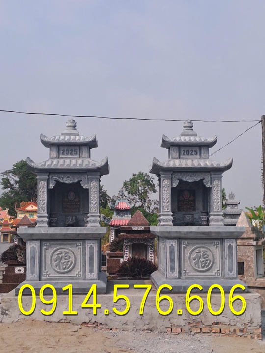 Mồ Mả Song Thân, Mộ Ông Bà, Mộ Đá Hai Mía, Huyệt Mộ Kim Tĩnh, Mộ Đá Granite