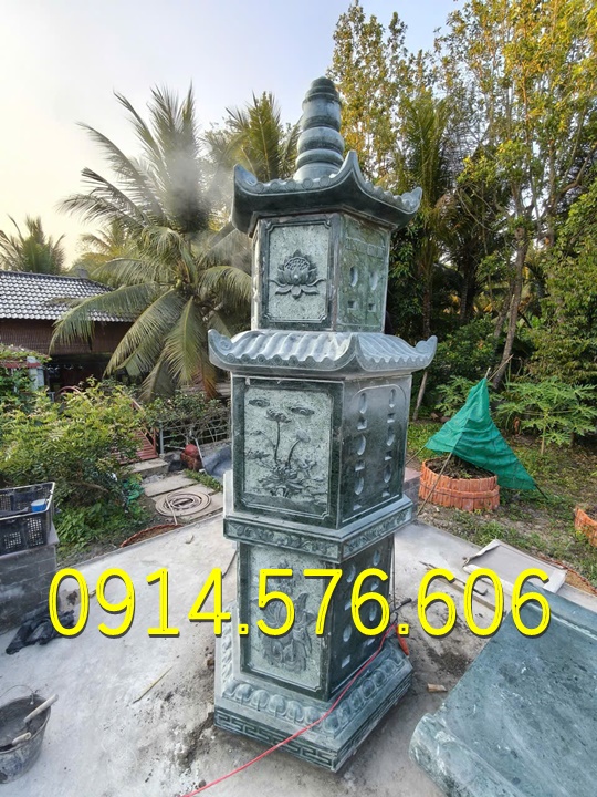 Tháp Để Tro Cốt , Tháp Đựng Tro Cốt, Tháp Để Tro Cốt Nhỏ , Tháp Phật Giáo, Bảo Tháp Phật Giáo ,Tháp Lục Giác , Tháp Bát Giác, Tháp Lưu Giữ Tro Cốt, Tháp Đá Trắng Vàng Xanh
