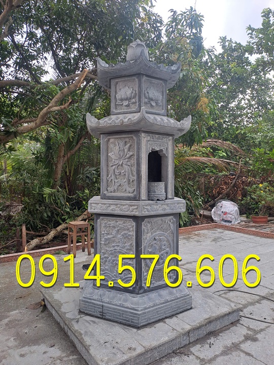 Tháp Để Tro Cốt , Tháp Đựng Tro Cốt, Tháp Để Tro Cốt Nhỏ , Tháp Phật Giáo, Bảo Tháp Phật Giáo ,Tháp Lục Giác , Tháp Bát Giác, Tháp Lưu Giữ Tro Cốt, Tháp Đá Trắng Vàng Xanh