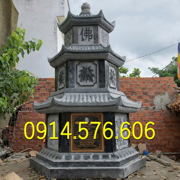 Tháp Để Tro Cốt , Tháp Đựng Tro Cốt, Tháp Để Tro Cốt Nhỏ , Tháp Phật Giáo, Bảo Tháp Phật Giáo ,Tháp Lục Giác , Tháp Bát Giác, Tháp Lưu Giữ Tro Cốt, Tháp Đá Trắng Vàng Xanh