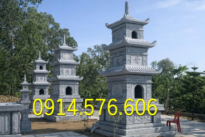 Tháp Để Tro Cốt , Tháp Đựng Tro Cốt, Tháp Để Tro Cốt Nhỏ , Tháp Phật Giáo, Bảo Tháp Phật Giáo ,Tháp Lục Giác , Tháp Bát Giác, Tháp Lưu Giữ Tro Cốt, Tháp Đá Trắng Vàng Xanh