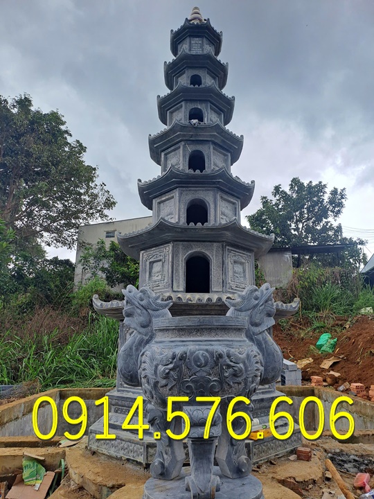 Tháp Để Tro Cốt , Tháp Đựng Tro Cốt, Tháp Để Tro Cốt Nhỏ , Tháp Phật Giáo, Bảo Tháp Phật Giáo ,Tháp Lục Giác , Tháp Bát Giác, Tháp Lưu Giữ Tro Cốt, Tháp Đá Trắng Vàng Xanh