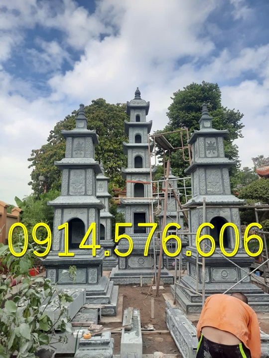 Tháp Để Tro Cốt , Tháp Đựng Tro Cốt, Tháp Để Tro Cốt Nhỏ , Tháp Phật Giáo, Bảo Tháp Phật Giáo ,Tháp Lục Giác , Tháp Bát Giác, Tháp Lưu Giữ Tro Cốt, Tháp Đá Trắng Vàng Xanh