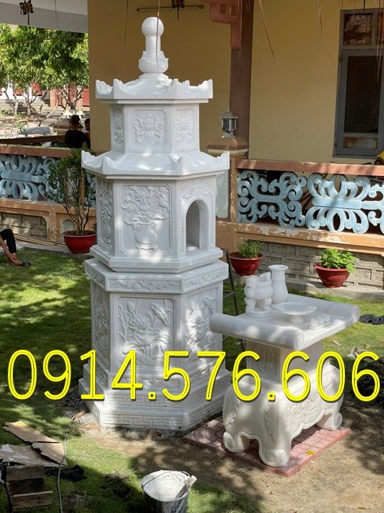Tháp Để Tro Cốt Ông Bà Bố Mẹ , Tháp Đựng Tro Cốt Gia Đình Dòng Họ, Tháp Để Tro Cốt Nhỏ Đá Xanh Rêu , Tháp Phật Giáo Đá Trắng Lục Giác, Bảo Tháp Phật Giáo Đá Cẩm Thạch Bát Giác , Giá Bán Tháp Lục Giác Đá Granite, Cơ Sở Đại Lý Tháp Đá Trắng Vàng Xanh