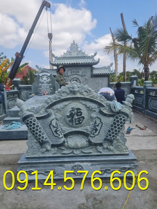 Cuốn Thư Bằng Đá Tự Nhiên Nguyên Khối, Tắc Môn Từ Đường Dòng Họ Bằng Đá Xanh, Bức Bình Phong Đá Trấn Trạch Khu Lăng Mộ, Cuốn Thư Bằng Đá Granite Trước Cổng Từ Đường,