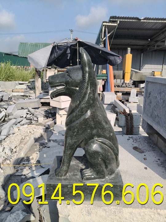Tượng Chó Đá Nguyên Khối Đẹp Giá Rẻ, Xưởng Sản Xuất Mẫu Chó Đá Phong Thủy, Kích Thước Chó Đá Cổ Thời Lý, Chó Đá Xanh Xám Đặt Trước Nhà, Chó Trấn Trạch Bằng Đá Tự Nhiên Đẹp, Điêu Khắc Mẫu Chó Đá Hiện Đại Trước Nhà Gỗ