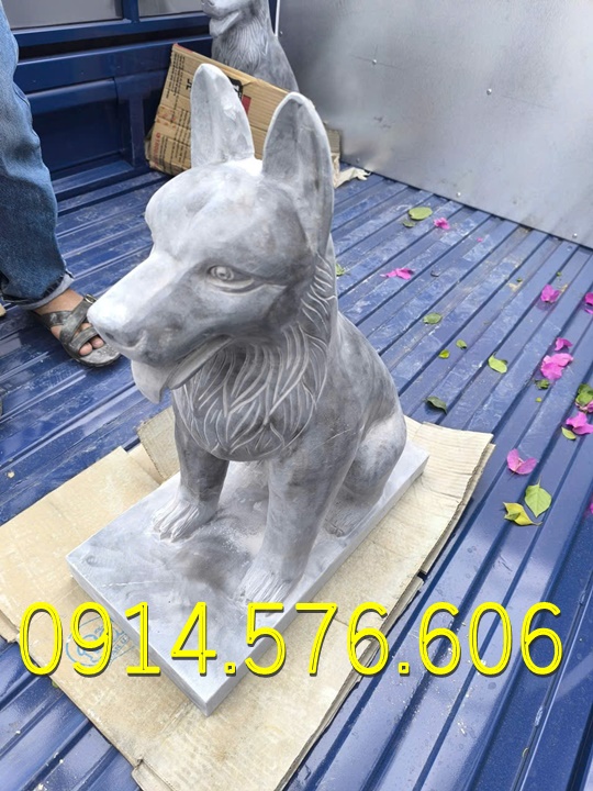 Tượng Chó Đá Nguyên Khối Đẹp Giá Rẻ, Xưởng Sản Xuất Mẫu Chó Đá Phong Thủy, Kích Thước Chó Đá Cổ Thời Lý, Chó Đá Xanh Xám Đặt Trước Nhà, Chó Trấn Trạch Bằng Đá Tự Nhiên Đẹp, Điêu Khắc Mẫu Chó Đá Hiện Đại Trước Nhà Gỗ