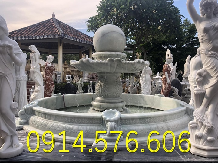 đài phun nước đá trắng cho sân vườn biệt thự, Mẫu Đài Phun Nước Bằng Đá Vàng Cho Khu Du Lịch, Địa Chỉ Làm Đài Phun Nước Bằng Đá Cẩm Thạch, xưởng chế tác đài phun nước bằng đá Hiện Đại, đài phun nước bằng đá granite nguyên khối ngoài trời, 