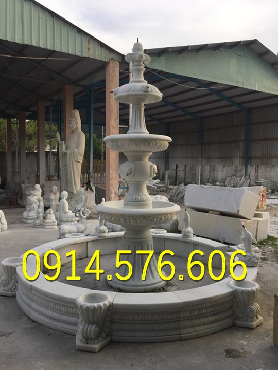đài phun nước đá trắng cho sân vườn biệt thự, Mẫu Đài Phun Nước Bằng Đá Vàng Cho Khu Du Lịch, Địa Chỉ Làm Đài Phun Nước Bằng Đá Cẩm Thạch, xưởng chế tác đài phun nước bằng đá Hiện Đại, đài phun nước bằng đá granite nguyên khối ngoài trời, 