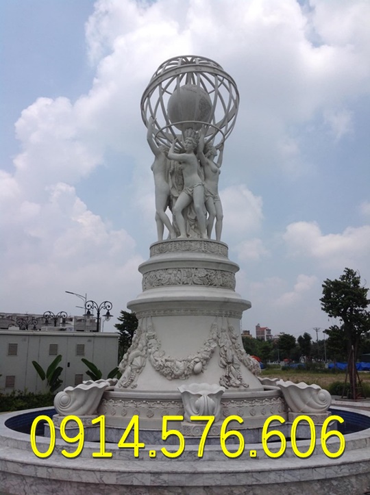 đài phun nước đá trắng cho sân vườn biệt thự, Mẫu Đài Phun Nước Bằng Đá Vàng Cho Khu Du Lịch, Địa Chỉ Làm Đài Phun Nước Bằng Đá Cẩm Thạch, xưởng chế tác đài phun nước bằng đá Hiện Đại, đài phun nước bằng đá granite nguyên khối ngoài trời, 