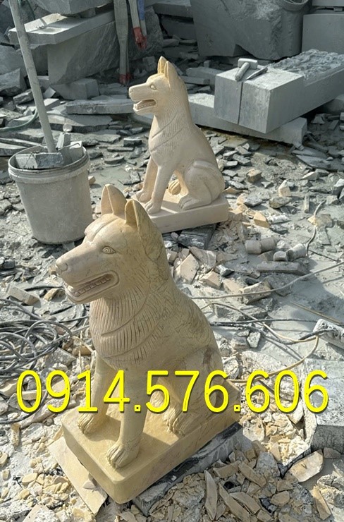 Tượng Chó Đá Nguyên Khối Đẹp Giá Rẻ, Xưởng Sản Xuất Mẫu Chó Đá Phong Thủy, Kích Thước Chó Đá Cổ Thời Lý, Chó Đá Xanh Xám Đặt Trước Nhà, Chó Trấn Trạch Bằng Đá Tự Nhiên Đẹp, Điêu Khắc Mẫu Chó Đá Hiện Đại Trước Nhà Gỗ