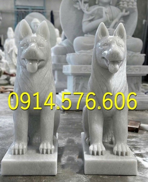 Tượng Chó Đá Nguyên Khối Đẹp Giá Rẻ, Xưởng Sản Xuất Mẫu Chó Đá Phong Thủy, Kích Thước Chó Đá Cổ Thời Lý, Chó Đá Xanh Xám Đặt Trước Nhà, Chó Trấn Trạch Bằng Đá Tự Nhiên Đẹp, Điêu Khắc Mẫu Chó Đá Hiện Đại Trước Nhà Gỗ