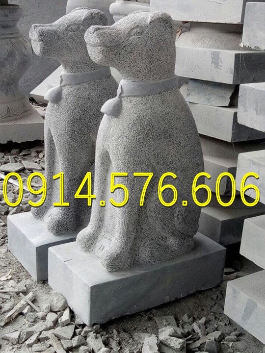 Tượng Chó Đá Nguyên Khối Đẹp Giá Rẻ, Xưởng Sản Xuất Mẫu Chó Đá Phong Thủy, Kích Thước Chó Đá Cổ Thời Lý, Chó Đá Xanh Xám Đặt Trước Nhà, Chó Trấn Trạch Bằng Đá Tự Nhiên Đẹp, Điêu Khắc Mẫu Chó Đá Hiện Đại Trước Nhà Gỗ