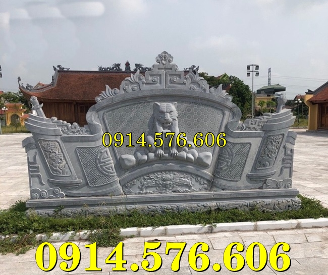 Cuốn Thư Bằng Đá Tự Nhiên Nguyên Khối, Tắc Môn Từ Đường Dòng Họ Bằng Đá Xanh, Bức Bình Phong Đá Trấn Trạch Khu Lăng Mộ, Cuốn Thư Bằng Đá Granite Trước Cổng Từ Đường,