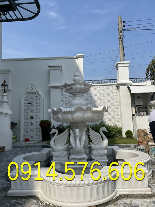 đài phun nước đá trắng cho sân vườn biệt thự, Mẫu Đài Phun Nước Bằng Đá Vàng Cho Khu Du Lịch, Địa Chỉ Làm Đài Phun Nước Bằng Đá Cẩm Thạch, xưởng chế tác đài phun nước bằng đá Hiện Đại, đài phun nước bằng đá granite nguyên khối ngoài trời, 
