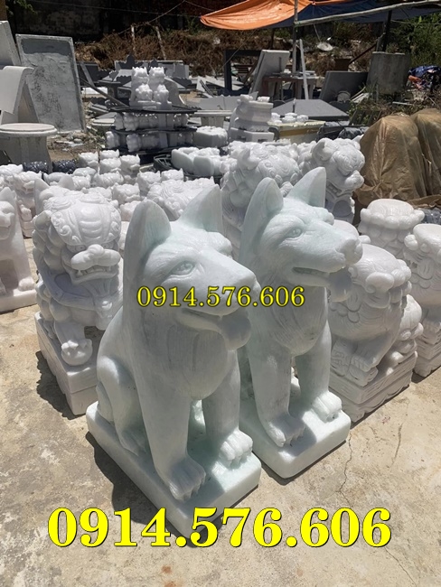 Tượng Chó Đá Nguyên Khối Đẹp Giá Rẻ, Xưởng Sản Xuất Mẫu Chó Đá Phong Thủy, Kích Thước Chó Đá Cổ Thời Lý, Chó Đá Xanh Xám Đặt Trước Nhà, Chó Trấn Trạch Bằng Đá Tự Nhiên Đẹp, Điêu Khắc Mẫu Chó Đá Hiện Đại Trước Nhà Gỗ