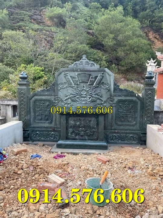 Cuốn Thư Bằng Đá Tự Nhiên Nguyên Khối, Tắc Môn Từ Đường Dòng Họ Bằng Đá Xanh, Bức Bình Phong Đá Trấn Trạch Khu Lăng Mộ, Cuốn Thư Bằng Đá Granite Trước Cổng Từ Đường,