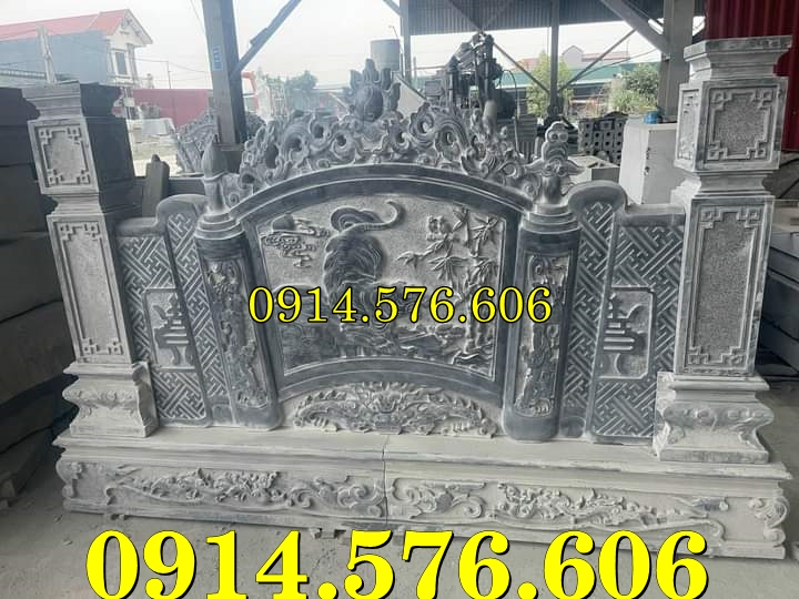 Cuốn Thư Bằng Đá Tự Nhiên Nguyên Khối, Tắc Môn Từ Đường Dòng Họ Bằng Đá Xanh, Bức Bình Phong Đá Trấn Trạch Khu Lăng Mộ, Cuốn Thư Bằng Đá Granite Trước Cổng Từ Đường,