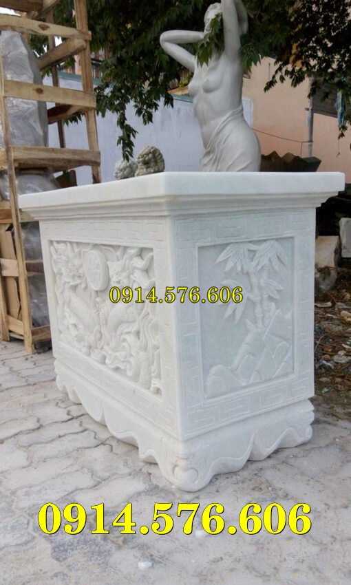 Bàn Lễ Đá Tự Nhiên Nguyên Khối Giá Rẻ, Bàn Đá Đặt Lễ Xanh Trắng Vàng Hiện Đại, Kích Thước Bàn Lễ Đá Hoa Cương Theo Phong Thủy, Giá Bán Bàn Lễ Bằng Đá Ngoài Nghĩa Trang Dòng Họ, Đại lý Cơ Sở Xưởng Sản Xuất Bàn Lễ Đá