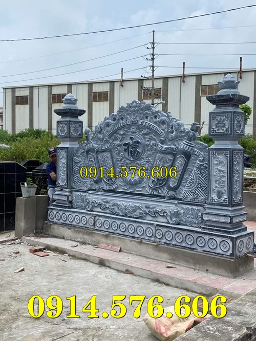 Cuốn Thư Bằng Đá Tự Nhiên Nguyên Khối, Tắc Môn Từ Đường Dòng Họ Bằng Đá Xanh, Bức Bình Phong Đá Trấn Trạch Khu Lăng Mộ, Cuốn Thư Bằng Đá Granite Trước Cổng Từ Đường,