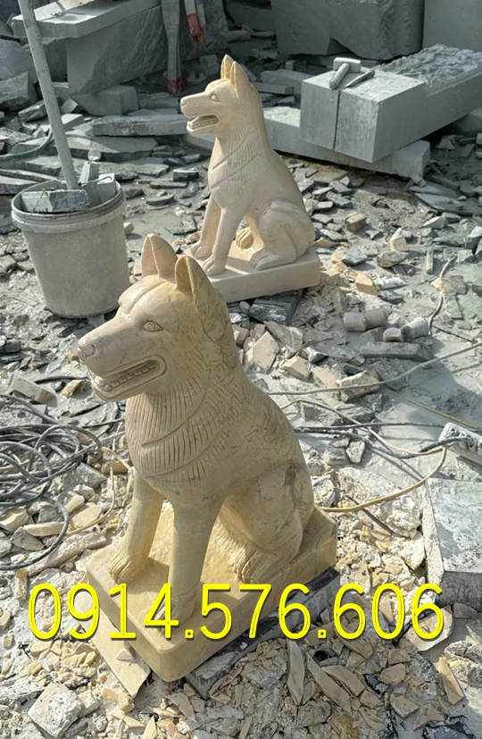 Tượng Chó Đá Nguyên Khối Đẹp Giá Rẻ, Xưởng Sản Xuất Mẫu Chó Đá Phong Thủy, Kích Thước Chó Đá Cổ Thời Lý, Chó Đá Xanh Xám Đặt Trước Nhà, Chó Trấn Trạch Bằng Đá Tự Nhiên Đẹp, Điêu Khắc Mẫu Chó Đá Hiện Đại Trước Nhà Gỗ