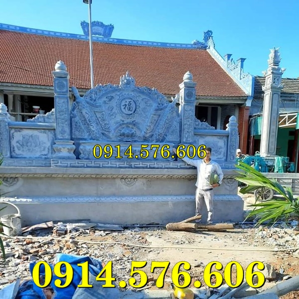 Cuốn Thư Bằng Đá Tự Nhiên Nguyên Khối, Tắc Môn Từ Đường Dòng Họ Bằng Đá Xanh, Bức Bình Phong Đá Trấn Trạch Khu Lăng Mộ, Cuốn Thư Bằng Đá Granite Trước Cổng Từ Đường,