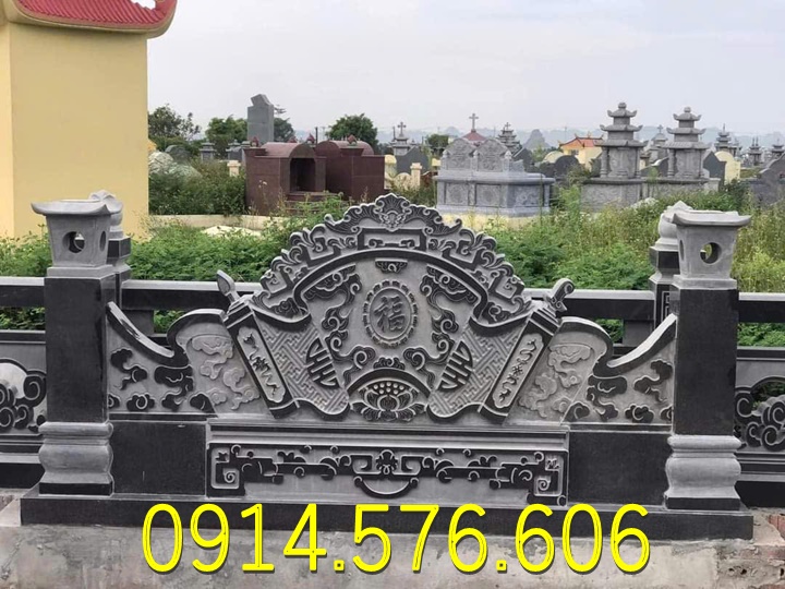 Cuốn Thư Bằng Đá Tự Nhiên Nguyên Khối, Tắc Môn Từ Đường Dòng Họ Bằng Đá Xanh, Bức Bình Phong Đá Trấn Trạch Khu Lăng Mộ, Cuốn Thư Bằng Đá Granite Trước Cổng Từ Đường,