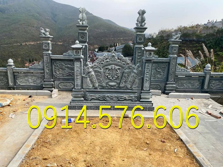 Cuốn Thư Bằng Đá Tự Nhiên Nguyên Khối, Tắc Môn Từ Đường Dòng Họ Bằng Đá Xanh, Bức Bình Phong Đá Trấn Trạch Khu Lăng Mộ, Cuốn Thư Bằng Đá Granite Trước Cổng Từ Đường,