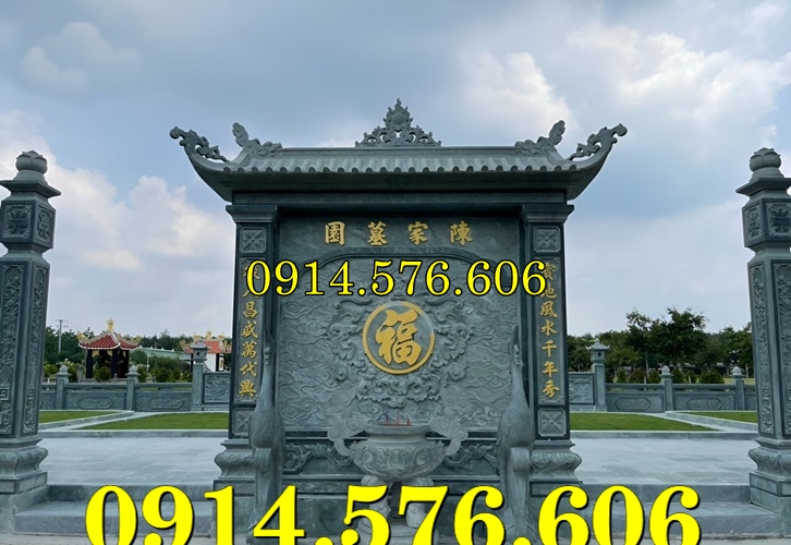 Cuốn Thư Bằng Đá Tự Nhiên Nguyên Khối, Tắc Môn Từ Đường Dòng Họ Bằng Đá Xanh, Bức Bình Phong Đá Trấn Trạch Khu Lăng Mộ, Cuốn Thư Bằng Đá Granite Trước Cổng Từ Đường,