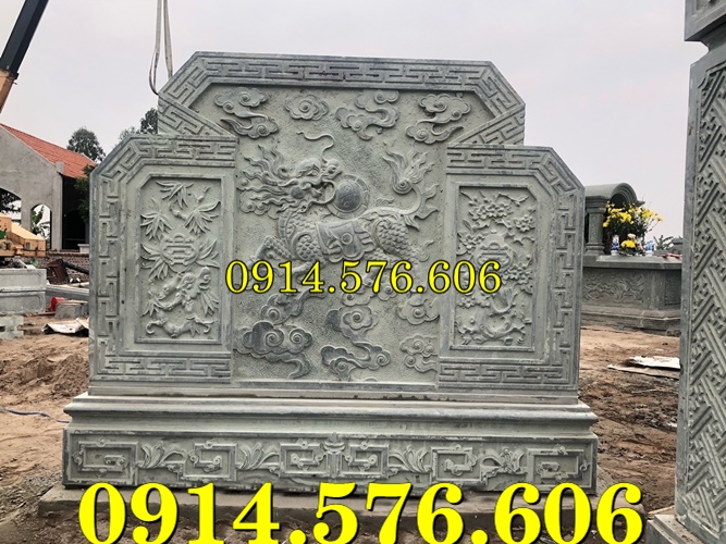 Cuốn Thư Bằng Đá Tự Nhiên Nguyên Khối, Tắc Môn Từ Đường Dòng Họ Bằng Đá Xanh, Bức Bình Phong Đá Trấn Trạch Khu Lăng Mộ, Cuốn Thư Bằng Đá Granite Trước Cổng Từ Đường,